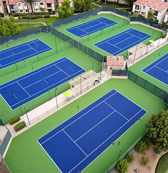 Thi công sân Tennis Decoturf USA tại Đà Nẵng